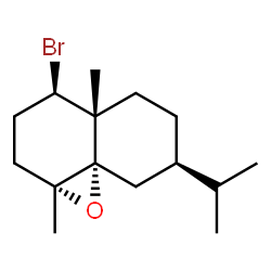 ChemSpider 2D Image | 1β-bromo-4α,5α-epoxyselinane | C15H25BrO