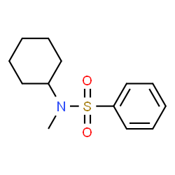 ChemSpider 2D Image | N-Cyclohexyl-N-methylbenzenesulfonamide | C13H19NO2S