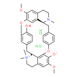 ChemSpider 2D Image | tubocurarine chloride | C37H42Cl2N2O6