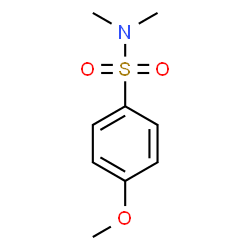 ChemSpider 2D Image | 4-Methoxy-N,N-dimethylbenzenesulfonamide | C9H13NO3S