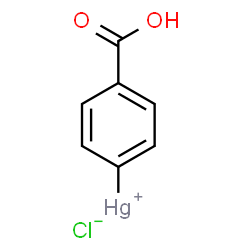 ChemSpider 2D Image | p-Chloromercuribenzoic acid | C7H5ClHgO2
