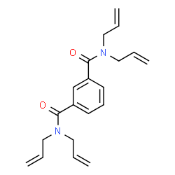 ChemSpider 2D Image | N,N,N',N'-Tetraallylisophthalamide | C20H24N2O2