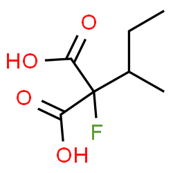 ChemSpider 2D Image | sec-Butyl(fluoro)malonic acid | C7H11FO4