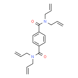 ChemSpider 2D Image | N,N,N',N'-Tetraallylterephthalamide | C20H24N2O2