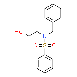 ChemSpider 2D Image | N-Benzyl-N-(2-hydroxyethyl)benzenesulfonamide | C15H17NO3S