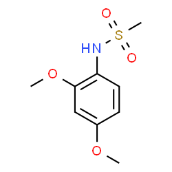 ChemSpider 2D Image | N-(2,4-Dimethoxyphenyl)methanesulfonamide | C9H13NO4S