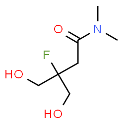 ChemSpider 2D Image | 3-Fluoro-4-hydroxy-3-(hydroxymethyl)-N,N-dimethylbutanamide | C7H14FNO3