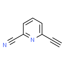 ChemSpider 2D Image | 6-Ethynyl-2-pyridinecarbonitrile | C8H4N2