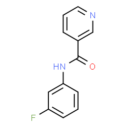 ChemSpider 2D Image | N-(3-Fluorophenyl)nicotinamide | C12H9FN2O