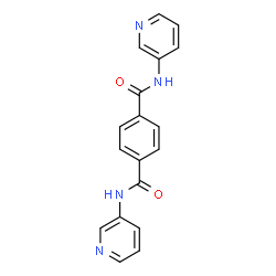 ChemSpider 2D Image | N,N'-Di(3-pyridinyl)terephthalamide | C18H14N4O2
