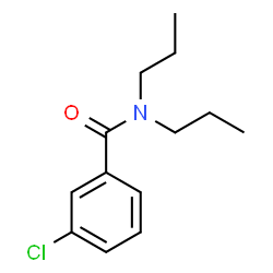 ChemSpider 2D Image | 3-Chloro-N,N-dipropylbenzamide | C13H18ClNO