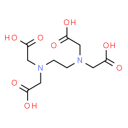 ChemSpider 2D Image | Ethylenediaminetetraacetic acid | C10H16N2O8