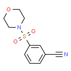 ChemSpider 2D Image | 3-(Morpholinosulfonyl)benzonitrile | C11H12N2O3S