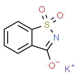 ChemSpider 2D Image | Saccharin potassium | C7H4KNO3S