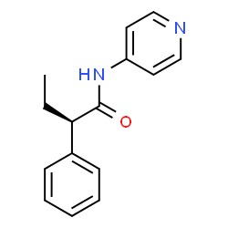 ChemSpider 2D Image | (2R)-2-PHENYL-N-PYRIDIN-4-YLBUTANAMIDE | C15H16N2O