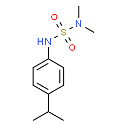 ChemSpider 2D Image | [(4-ISOPROPYLPHENYL)SULFAMOYL]DIMETHYLAMINE | C11H18N2O2S