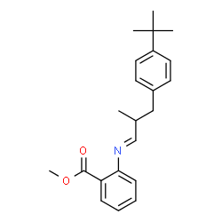 ChemSpider 2D Image | BUTYLPHENYL METHYLPROPIONAL METHYL ANTHRANILATE | C22H27NO2