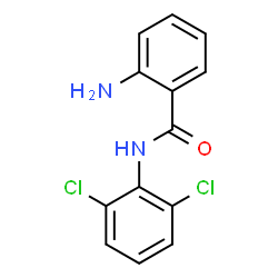 ChemSpider 2D Image | 2-Amino-N-(2,6-dichlorophenyl)benzamide | C13H10Cl2N2O