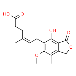 ChemSpider 2D Image | (Z)-Mycophenolic acid | C17H20O6