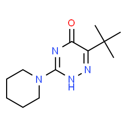 ChemSpider 2D Image | 6-tert-Butyl-3-(piperidin-1-yl)-1,2,4-triazin-5(4H)-one | C12H20N4O