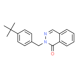 ChemSpider 2D Image | 2-(4-tert-Butyl-benzyl)-2H-phthalazin-1-one | C19H20N2O