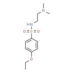 ChemSpider 2D Image | N-[2-(Dimethylamino)ethyl]-4-ethoxybenzenesulfonamide | C12H20N2O3S