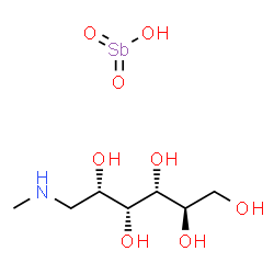 ChemSpider 2D Image | N-Methylglucamine antimonate | C7H18NO8Sb
