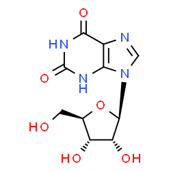 ChemSpider 2D Image | Xanthosine | C10H12N4O6