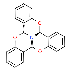 ChemSpider 2D Image | (4bR,9bS,14bS)-4bH,9bH,14bH-5,10,15-Trioxa-14c-azanaphtho[1,2,3-gh]tetraphene | C21H15NO3