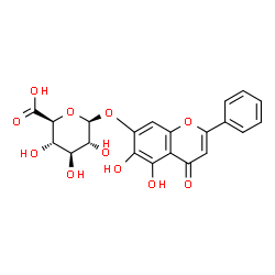 ChemSpider 2D Image | Baicalin | C21H18O11
