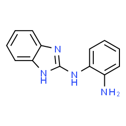 ChemSpider 2D Image | N-(1H-Benzimidazol-2-yl)-1,2-benzenediamine | C13H12N4