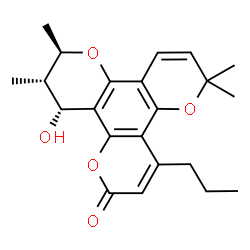 ChemSpider 2D Image | (+)-Calanolide B | C22H26O5