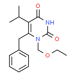 ChemSpider 2D Image | Emivirine | C17H22N2O3
