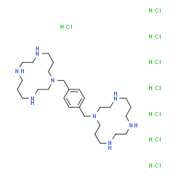 ChemSpider 2D Image | Plerixafor 8HCl | C28H62Cl8N8