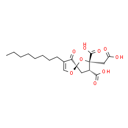 ChemSpider 2D Image | (–)-Trachyspic acid | C19H26O9