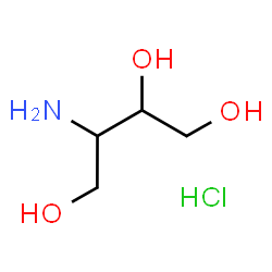 ChemSpider 2D Image | 3-Amino-1,2,4-butanetriol hydrochloride (1:1) | C4H12ClNO3