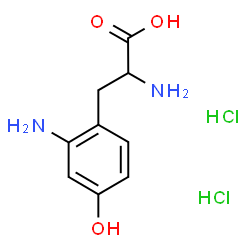 ChemSpider 2D Image | 2-Aminotyrosine dihydrochloride | C9H14Cl2N2O3