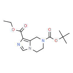 ChemSpider 2D Image | 1-Ethyl 7-(2-methyl-2-propanyl) 5,6-dihydroimidazo[1,5-a]pyrazine-1,7(8H)-dicarboxylate | C14H21N3O4