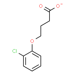 ChemSpider 2D Image | 4-(2-Chlorophenoxy)butanoate | C10H10ClO3
