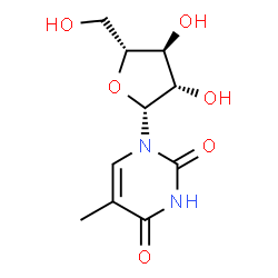ChemSpider 2D Image | spongothymidine | C10H14N2O6