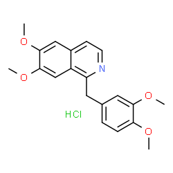 ChemSpider 2D Image | Papaverine hydrochloride | C20H22ClNO4