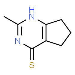ChemSpider 2D Image | 2-Methyl-6,7-dihydro-5H-cyclopenta[d]pyrimidine-4-thiol | C8H10N2S