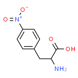 ChemSpider 2D Image | H-p-Nitro-DL-Phe-OH | C9H10N2O4