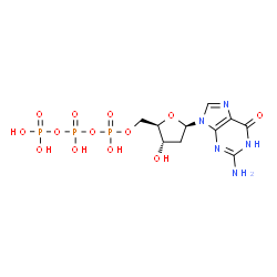 ChemSpider 2D Image | Deoxyguanosine triphosphate | C10H16N5O13P3