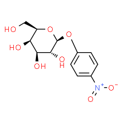 ChemSpider 2D Image | 4-nitrophenyl-beta-D-galactoside | C12H15NO8