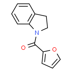 ChemSpider 2D Image | 2,3-Dihydro-1H-indol-1-yl(2-furyl)methanone | C13H11NO2