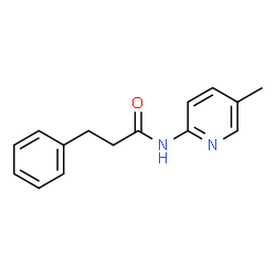 ChemSpider 2D Image | N-(5-Methyl-2-pyridinyl)-3-phenylpropanamide | C15H16N2O