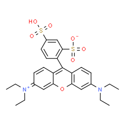 ChemSpider 2D Image | Sulforhodamine B | C27H30N2O7S2