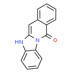 ChemSpider 2D Image | benzimidazo[1,2-b]isoquinolin-11-one | C15H10N2O