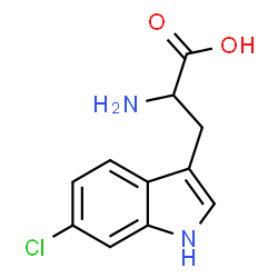 ChemSpider 2D Image | 6-Chlorotryptophan | C11H11ClN2O2